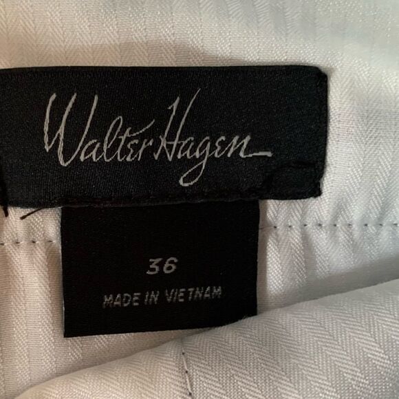 Walter Hagen Blue Windowpane Performance Golf Shorts Sz 36 - Picture 3 of 6